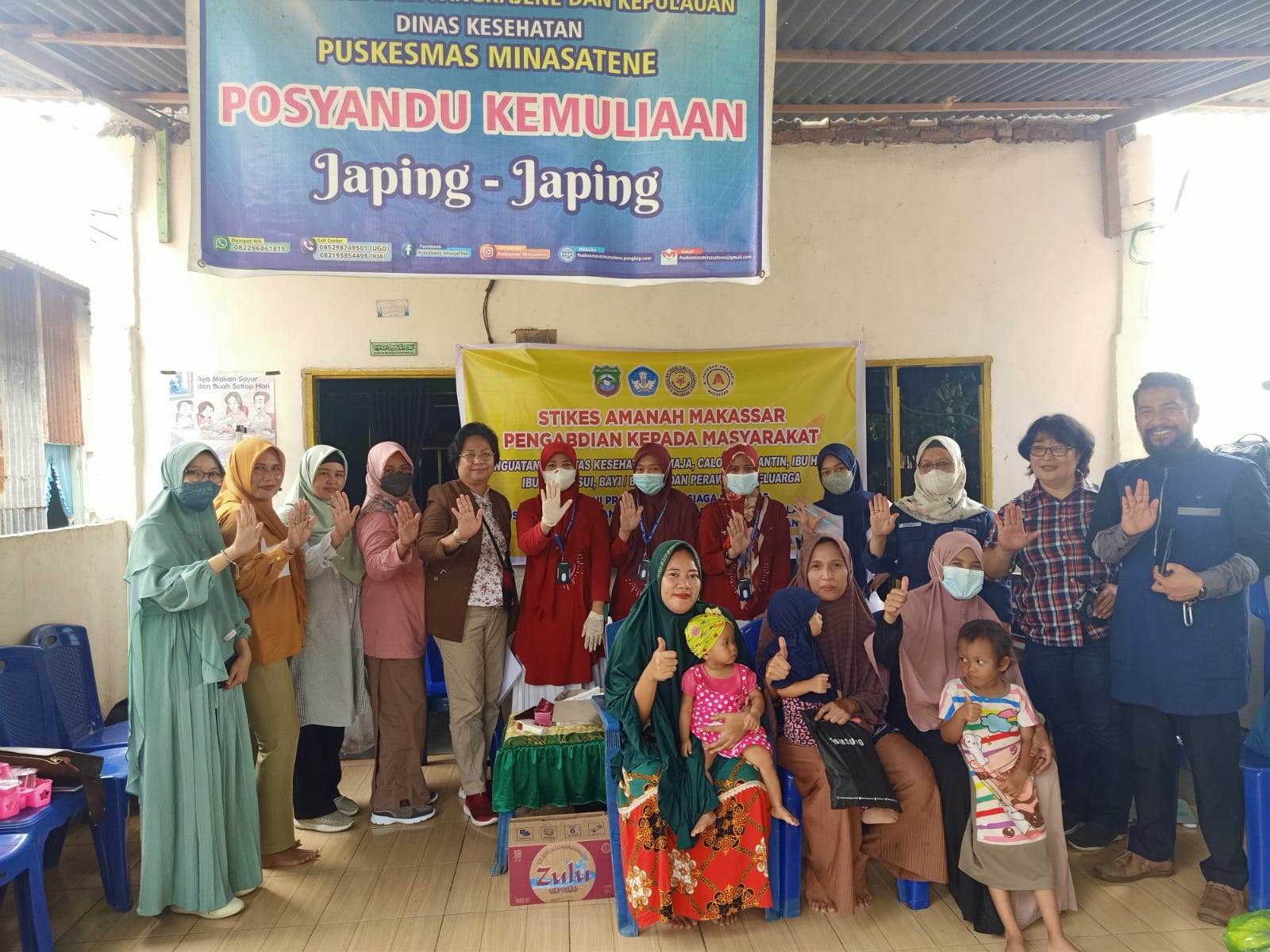 STIKES Amanah Makassar Gelar Pencegahan Stunting di Pangkep